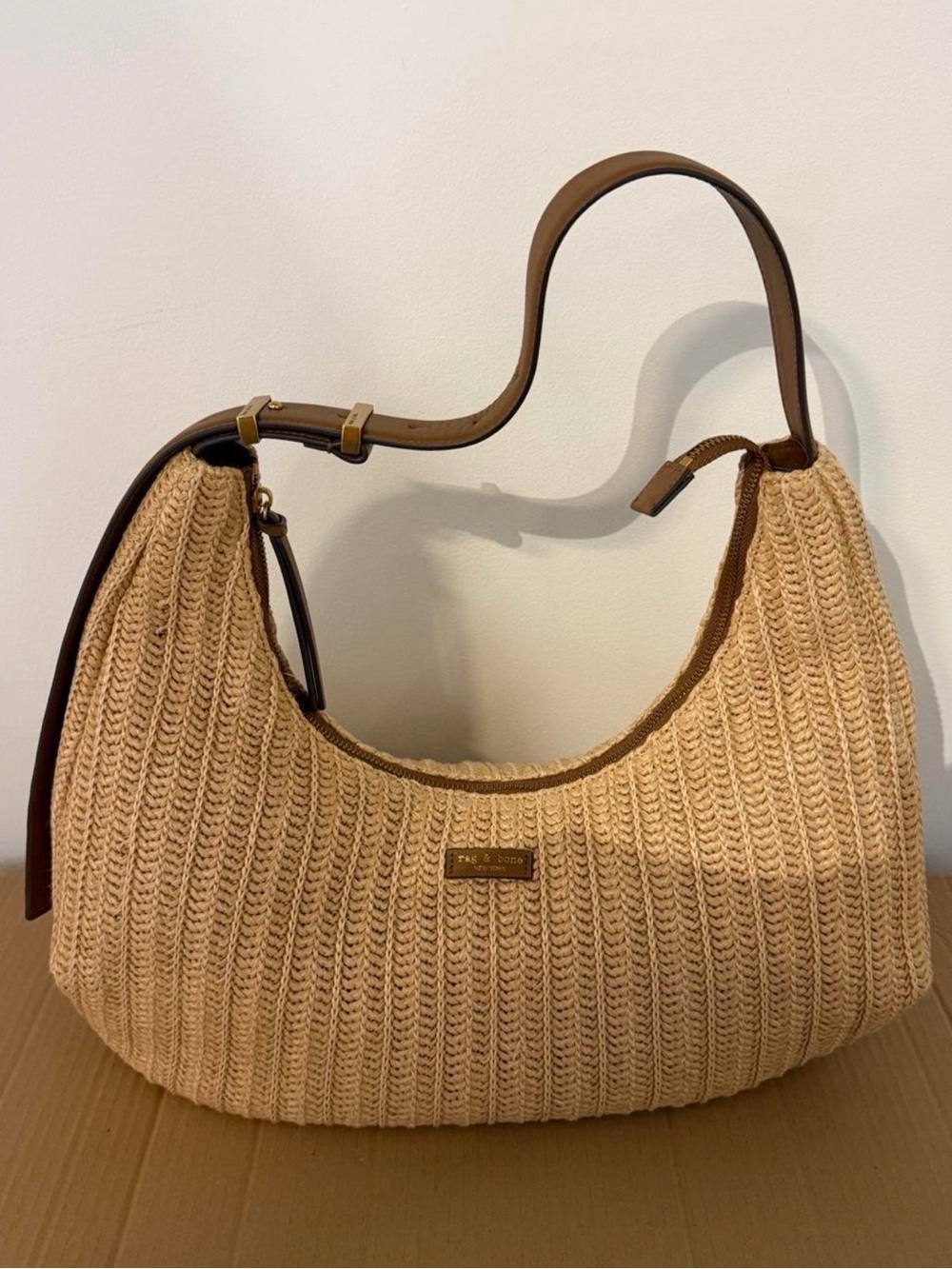 Hudson Large Hobo Raffia Brand New! - Picture 1 of 5